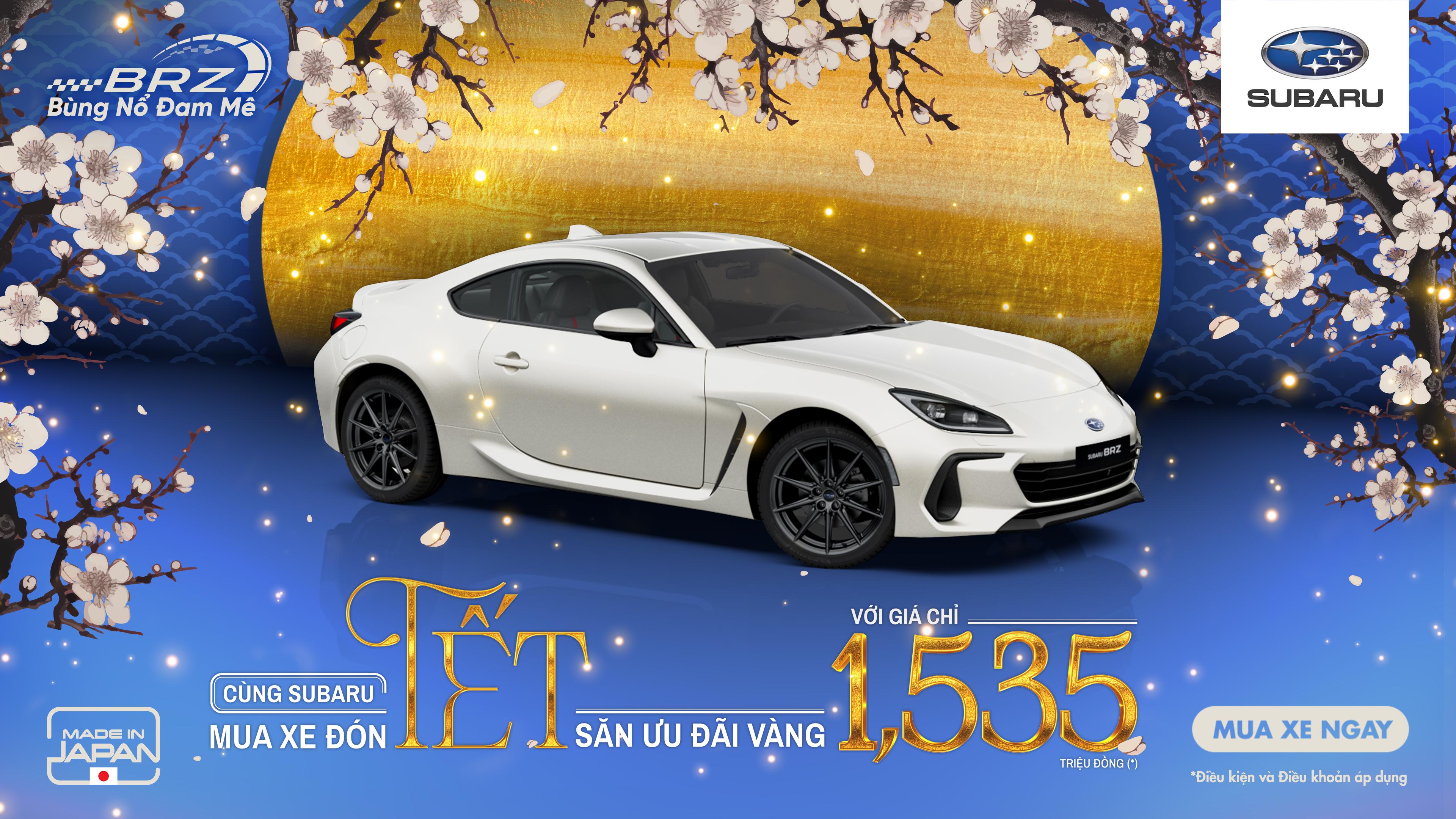 CHƯƠNG TRÌNH KHUYẾN MÃI SUBARU BRZ THÁNG 1/2025